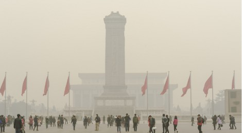北京での大気汚染について