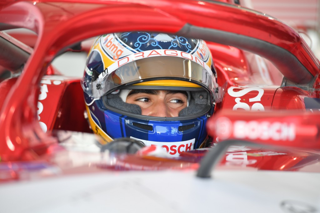 BERLIN TEMPELHOF AIRPORT, GERMANY - AUGUST 15: Sergio Sette Camara (BRA), Dragon Penske Autosport during the Berlin E-Prix II at Berlin Tempelhof Airport on Sunday August 15, 2021 in Berlin, Germany. (Photo by Simon Galloway / LAT Images)