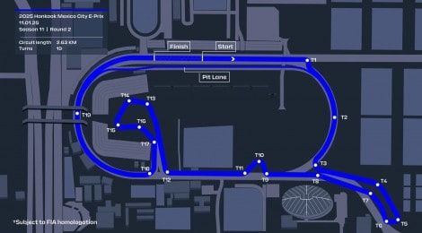 フォーミュラE 2025 第2戦  メキシコシティ E-PRIX 情報