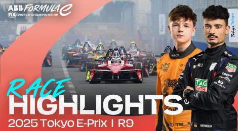 フォーミュラE 2025 ROUND9 東京 E-PRIX 決勝ハイライト