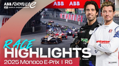 フォーミュラE 2025 ROUND6 モナコE-PRIX 決勝ハイライト