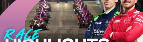 フォーミュラE 2025 ROUND16 ロンドン E-PRIX 決勝ハイライト
