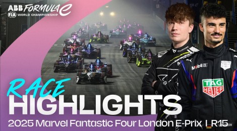 フォーミュラE 2025 ROUND15 ロンドン E-PRIX 決勝ハイライト