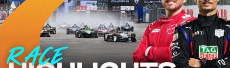 フォーミュラE 2025 ROUND13 ベルリン E-PRIX 決勝ハイライト