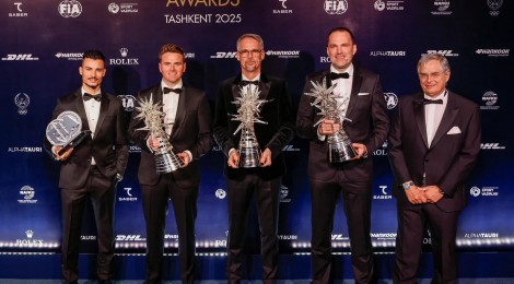 フォーミュラE 2025シーズンFIA表彰式でチャンピオンが表彰