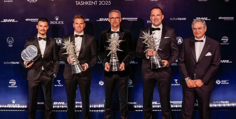 フォーミュラE 2025シーズンFIA表彰式でチャンピオンが表彰
